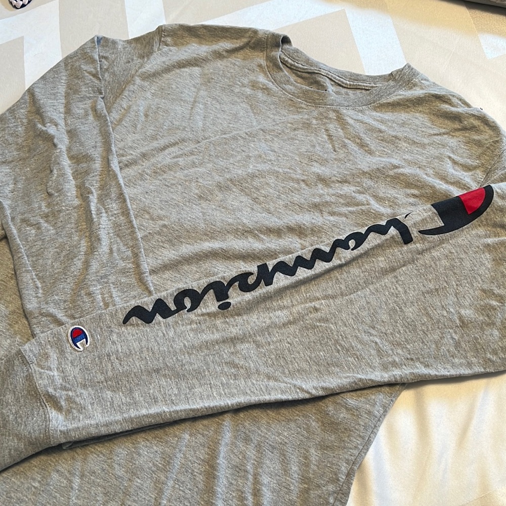 Champion Grey Long Sleeve